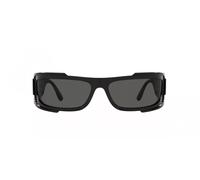 Versace Uomo Versace VE4446 GB1/87 Occhiali da sole Nylon Nero Grigio Squadrata Normale