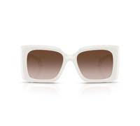 Versace Ve 4467u Occhiali Da Sole Donna Bianco Oversize Marrone 54mm