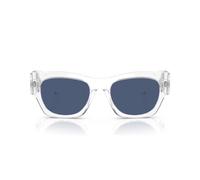 Versace Ve 4479u Occhiali Da Sole Uomo Trasparente Squadrato Blu 52mm