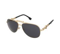 Occhiali da sole Versace Ve2236 cod. colore 100287 Unisex Pilot Oro