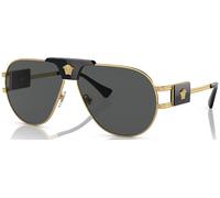 Occhiali da sole Versace Ve2252 cod. colore 100287 Uomo Pilot Oro