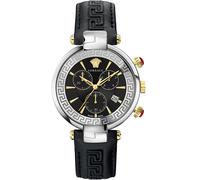 Versace Orologio Analogico al Quarzo Donna con Cinturino in Pelle VE2M00121