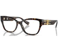 Versace Donna VE3347 108 Montature da vista Acetato Tartaruga Trasparente Pillow Normale