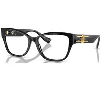 Versace Donna VE3347 GB1 Montature da vista Acetato Nero Trasparente Pillow Normale
