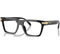 Versace Uomo VE3354 GB1 Montature da vista Acetato Nero Trasparente Squadrata Normale