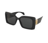 Versace Donna VE4467U GB1/87 Occhiali da sole Nylon Nero Grigio Geometrica Normale