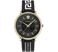 Versace VE5A01921 Orologio da polso V-Circle 42mm Quarzo Unisex Nero Oro 5 ATM
