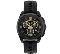 Versace VE7CA0523 Geo Crono 43mm 5ATM Chronograph Quarzo Unisex Nero