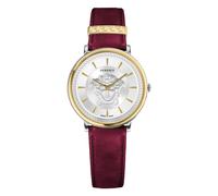 Versace Orologio da donna bianco 38 mm V-Circle VE8101819, Oro, V-Circle Lady