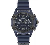 Versace Orologio Cronógrafo al Quarzo Svizzero da Uomo con Cinturino in Plastica VE8P00624