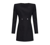 Versace - Vestito con imbottitura alle spalle - - Dresses - Donna - Nero - M