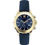 Versace VEV601423 Signature Crono 44mm Chronograph Quarzo Unisex Blu Oro 5 ATM