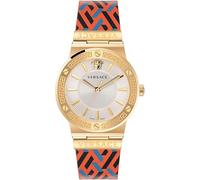 Versace Orologio Analogico Quarzo Svizzero Donna con Cinturino in Pelle VEVH01521