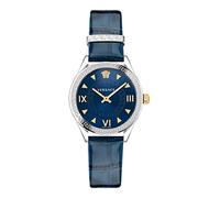 Versace Orologio Analogueico al Quarzo Svizzero Donna con Cinturino in Pelle VE2S00122