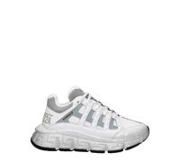 Versace White Fabric Athletic Sneakers - EU35.5/US5.5