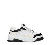 Versace White Leather Low Top Sneakers - EU37.5/US7.5