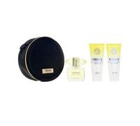 Versace Yellow Diamond EDT 90 ml + gel doccia 100 ml + Latte corpo 100 ml + Trousse per cosmetici variante Ornament Flower With Triangle Cover