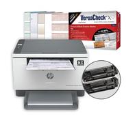 VersaCheck HP Laserjet M234 MXE MICR All-in-One Printer X9 Platinum 5-User Printing Software Bundle, Bianco