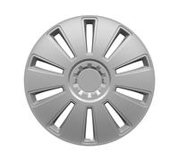 VERSACO SET 4 PEZZI COPRICERCHI UNIVERSALI RUOTE 16" POLLICI X GRID S SILVER
