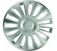 VERSACO SET 4 PEZZI COPRICERCHI UNIVERSALI RUOTE 16" POLLICI X LUXURY SILVER