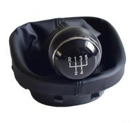 VersaGenius Kit per pomello del cambio auto per Touran 2003-2010 Caddy MK2 trasmissione manuale ghetta in pelle (cinque velocità)