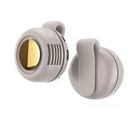 VersaGenius Mini ventilatore ciclone portatile senza pale ricaricabile alimentato a batteria con clip su USB Ventilatore da scrivania Ventilatore da collo per vita e collo (bianco)