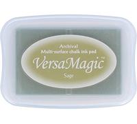 Versamagic Ink Pads - Tampone inchiostrante Tsukineko, finitura tipo gesso, colore verde salvia