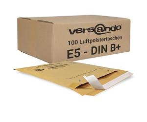 versando LUPOBE100, buste imbottite, 240 x 275 mm, E5 (15) E/2, marrone / | oro, 100 pezzi
