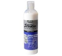 Versando Medio Pebeo Studio Acrilico 500ml Bottiglia Clear Gloss Mix con Pittura