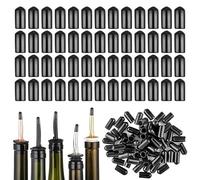Versare i coperchi per le bottiglie - coperchi in silicone per perdere la prova di alcol, olio e succo | Protezione ugello 100X, distributore di bevande, cucina e bar con sbarre
