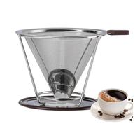 versare il caffè, contagocce per caffè, versatore per caffè in acciaio inox, facile da pulire, macchina da caffè senza carta, filtro riutilizzabile, contagocce conico