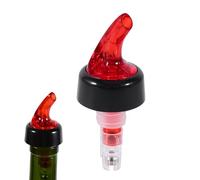 Versare per bottiglia misurata, 1 oz/30 ml di shotmeasure bottiglia liquore bottiglia versato automatico Misuratore di bevande Dispenser per la festa da cocktail bar (Rosso)