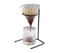 Versare su una stazione di caffè, versare su una griglia da caffè - Caffè versare sul supporto - Supporto per caffettiera in metallo, supporto per caffè a goccia, supporto per filtro da caffè per