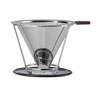 Versare sul caffè, gocciolatore per caffè | Caffè americano in acciaio inossidabile,Cono riutilizzabile per macchina da americano, filtro per permanente senza carta, filtri a rete per caff