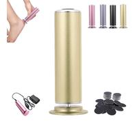 Versaselect Electric Foot Callus Remover, Foot Sanders for feet, Professional Foot File Pedicure Tool with 60 pcs Sandpaper Disk, Adjustable Speed 360 Rotation Pain-Free Foot Grinder (Gold)
