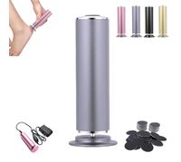 Versaselect Electric Foot Callus Remover, Foot Sanders for feet, Professional Foot File Pedicure Tool with 60 pcs Sandpaper Disk, Adjustable Speed 360 Rotation Pain-Free Foot Grinder (Silver)