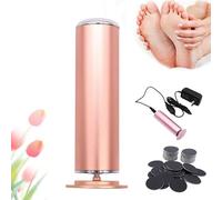 Versaselect Electric Foot Callus Remover, Versaselect Callus Remover with 60PCS Sandpaper Disk, Adjustable Speed 360 Rotation Pain-Free Foot Sander, Professional Pedicure Tool for Men Women (Gold)