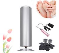 Versaselect Electric Foot Callus Remover, Versaselect Callus Remover with 60PCS Sandpaper Disk, Adjustable Speed 360 Rotation Pain-Free Foot Sander, Professional Pedicure Tool for Men Women (Gray)
