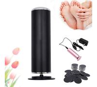 Versaselect Electric Foot Callus Remover, Versaselect Callus Remover with 60PCS Sandpaper Disk, Adjustable Speed 360 Rotation Pain-Free Foot Sander, Professional Pedicure Tool for Men Women (Black)