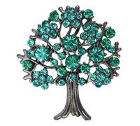 Versatile Alberi Della Vita Sciarpa Pin Alberi Alla Moda Della Vita Spilla Pin Risvolto Per Il Vestito Decorativo di Miglioramento Delle Donne, Misura unica, come descritto