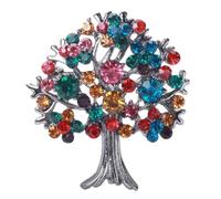 Versatile Alberi Della Vita Sciarpa Pin Alberi Alla Moda Della Vita Spilla Pin Risvolto Per Il Vestito Decorativo di Miglioramento Delle Donne, Misura unica, come descritto