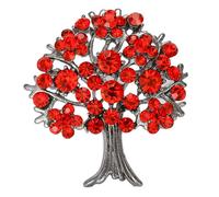 Versatile Alberi della Vita Sciarpa Pin Trendy Alberi della Vita Spilla Risvolto per il Miglioramento della Moda delle Donne Distintivi di Vestito Alla Moda, Misura unica, come descritto