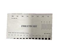 Versatile calibro per chitarra per misurare accuratamente la distanza delle corde su varie chitarre per migliorare suonare la chitarra Action Righello