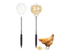 Versatile Chicken Swing Feeder, Fun Chicken Feeder Toy for Poultry, Parrots, and Squirrels, Interactive Hanging Feeder for Backyard Birds, Encourages Activity and Feeding for Happy Pets