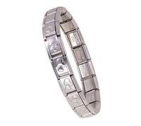 Versatile ciondolo italiano in acciaio inox robusto collegamento artigianale forniture portatili per creazione unica gioielli da indossare tutti i giorni, Misura unica, come descritto