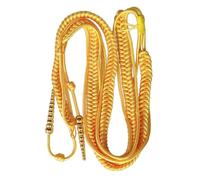 Versatile cordone per spalla, nappe, catena, uniforme, costume da cosplay, frange, accessori per abbigliamento, filo dorato, Taglia unica, come descritto
