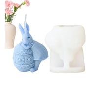 Versatile Crafting Tool: The Easter Bunny Mold serves as a soap making mold and supports versatile candle making for decorative and scented candles, enhancing holiday decorations while enabling create