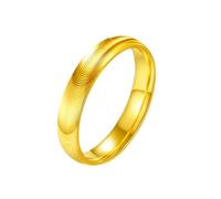 Versatile design a occhi di gatto, anelli increspati moderni decorati con increspature, accessorio elegante per gli amanti della moda da indossare tutti i giorni, Gold, Acciaio inossidabile, No.