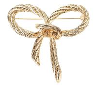 Versatile fiocco intrecciato collare pin fascino spilla ornamento alla moda festa abito decorazione per donne e ragazze accessori per eventi sociali, Misura unica, come descritto