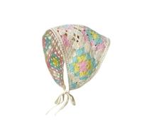 Versatile Foulard Confortevole Donne Lavoro A Maglia Crochet Modello Fiore Scava Fuori Ragazza Triangolo Fascia Testa